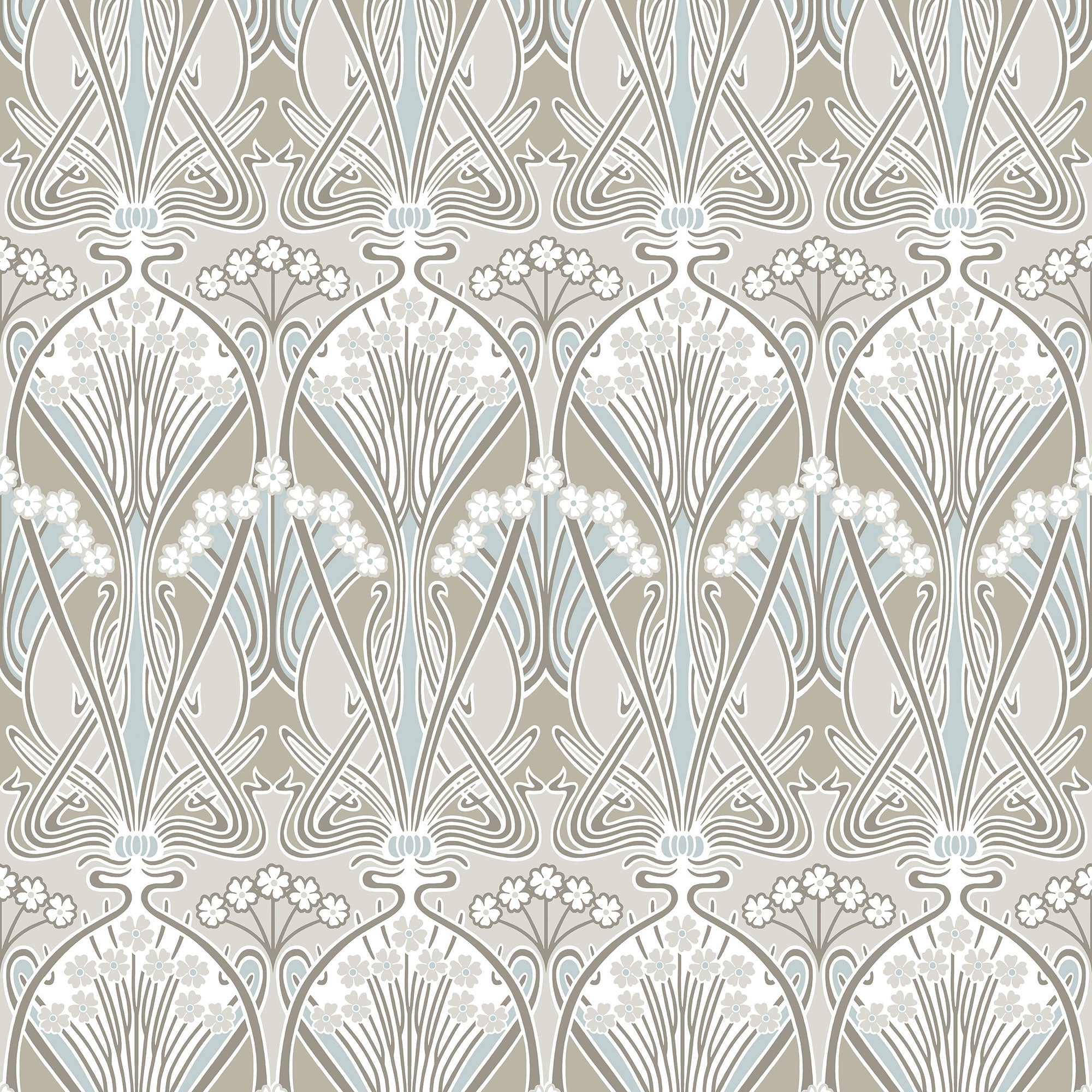 ET12424 Dragonfly Damask Arts and Crafts Wallpaper By Galerie