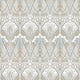 Dragonfly Damask Arts and Crafts Wallpaper By Galerie