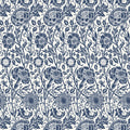 Tonal Floral Trail Arts and Crafts Wallpaper By Galerie
