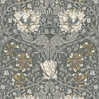 ET12608 Ogee Flora Arts and Crafts Wallpaper By Galerie