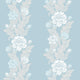 Blooming Stripe Arts and Crafts Wallpaper By Galerie
