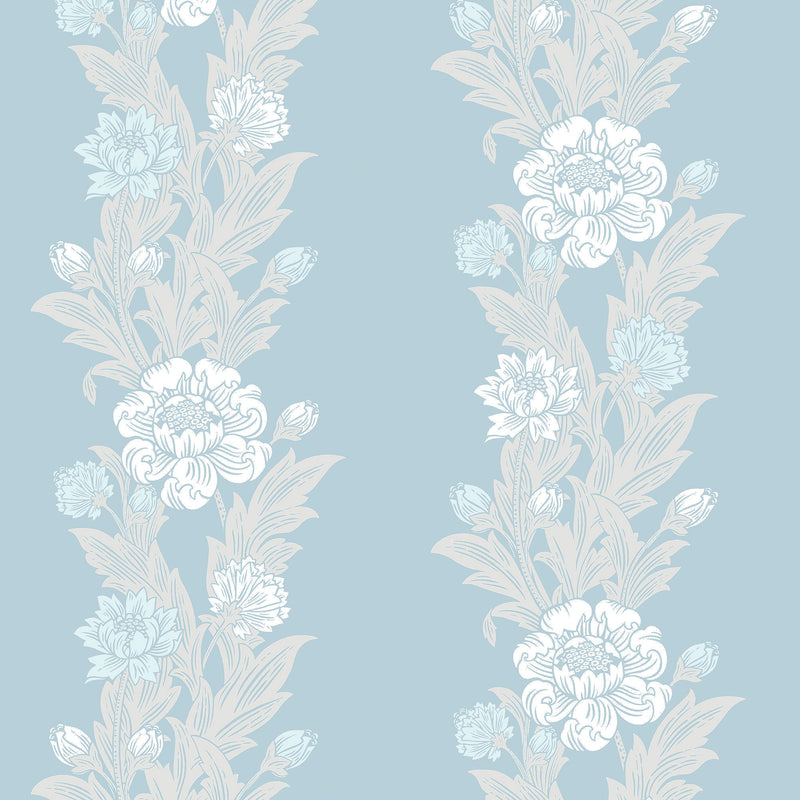 ET12702 Blooming Stripe Arts and Crafts Wallpaper By Galerie