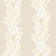 Blooming Stripe Arts and Crafts Wallpaper By Galerie