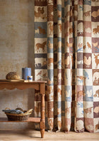 Farm Friends Document Patchwork Fabric by Lewis & Wood