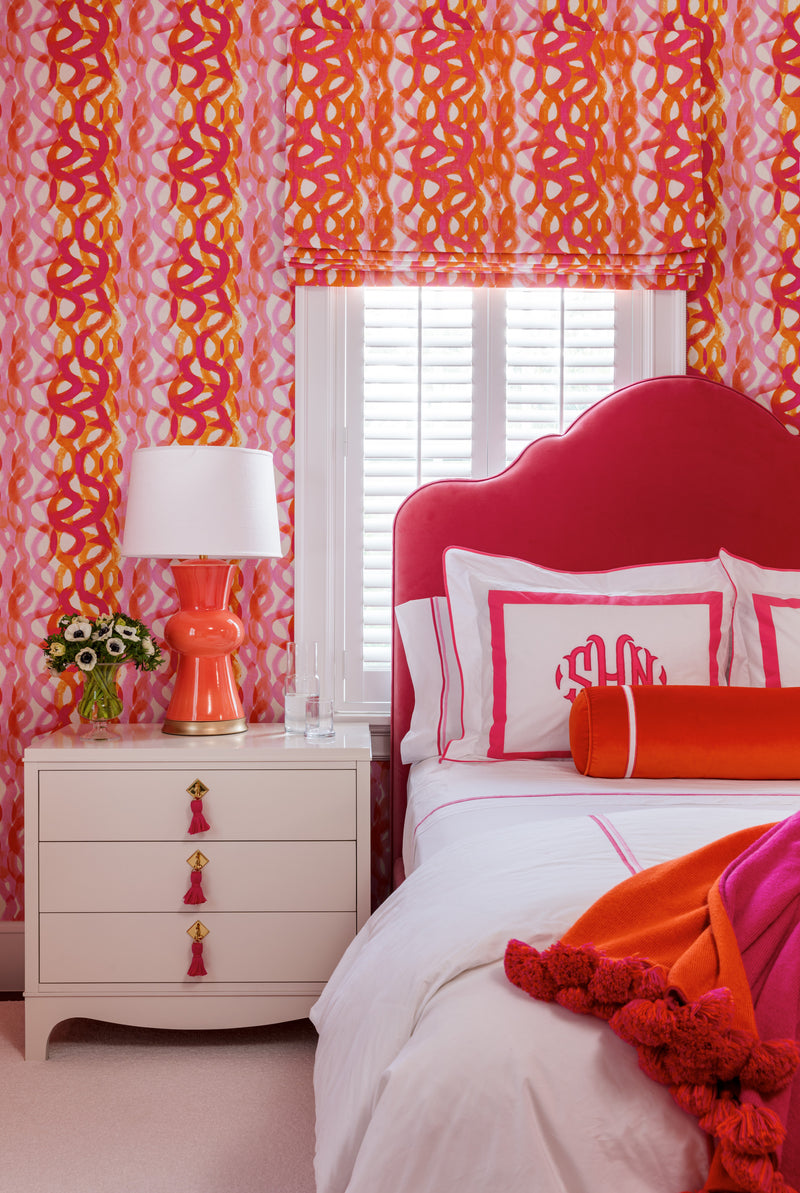 Fathom wallpaper by Christopher Farr Cloth in a room setting