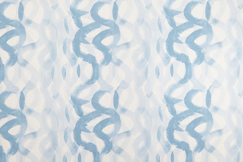 Fathom Cobalt Wallpaper by Christopher Farr Cloth