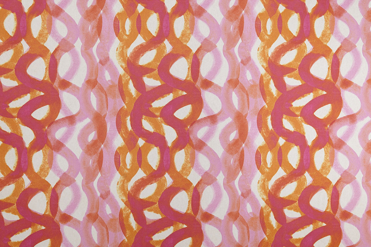Fathom Fuchsia Wallpaper by Christopher Farr Cloth