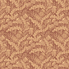 FG108/H113 Mulberry Thistle Print Club Plum Wallpaper by Mulberry Home
