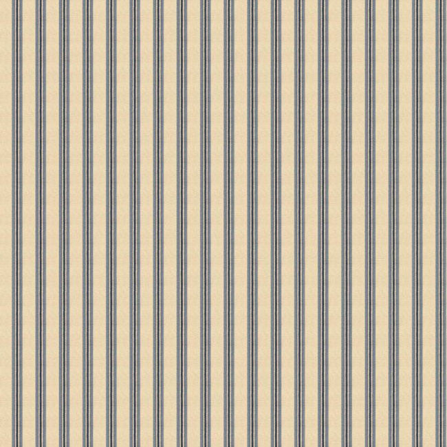 FG109/H10 Somerton Stripe Print Club Indigo Wallpaper by Mulberry Home