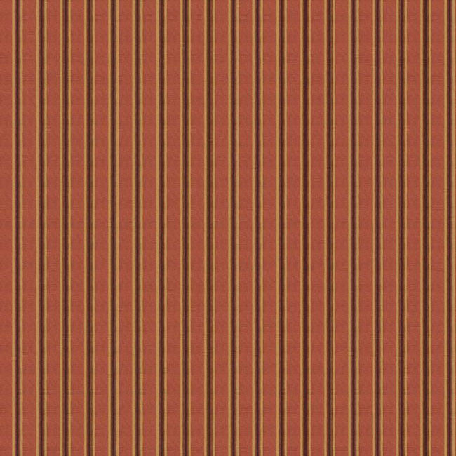 FG109/V55 Somerton Stripe Print Club Russet Wallpaper by Mulberry Home