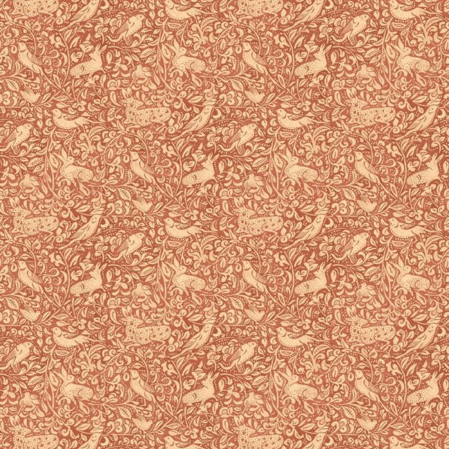 FG110/V55 Hedgerow Print Club Russet Wallpaper by Mulberry Home