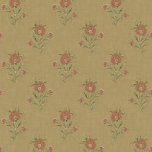 FG111/R107 Somerton Print Club Moss Wallpaper by Mulberry Home