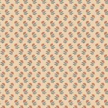 FG113/R11 Mulberry Sprig Print Club Teal Wallpaper by Mulberry Home