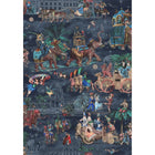 BMCF003/05A Fiesta Coral Midnight Wallpaper by Brand McKenzie