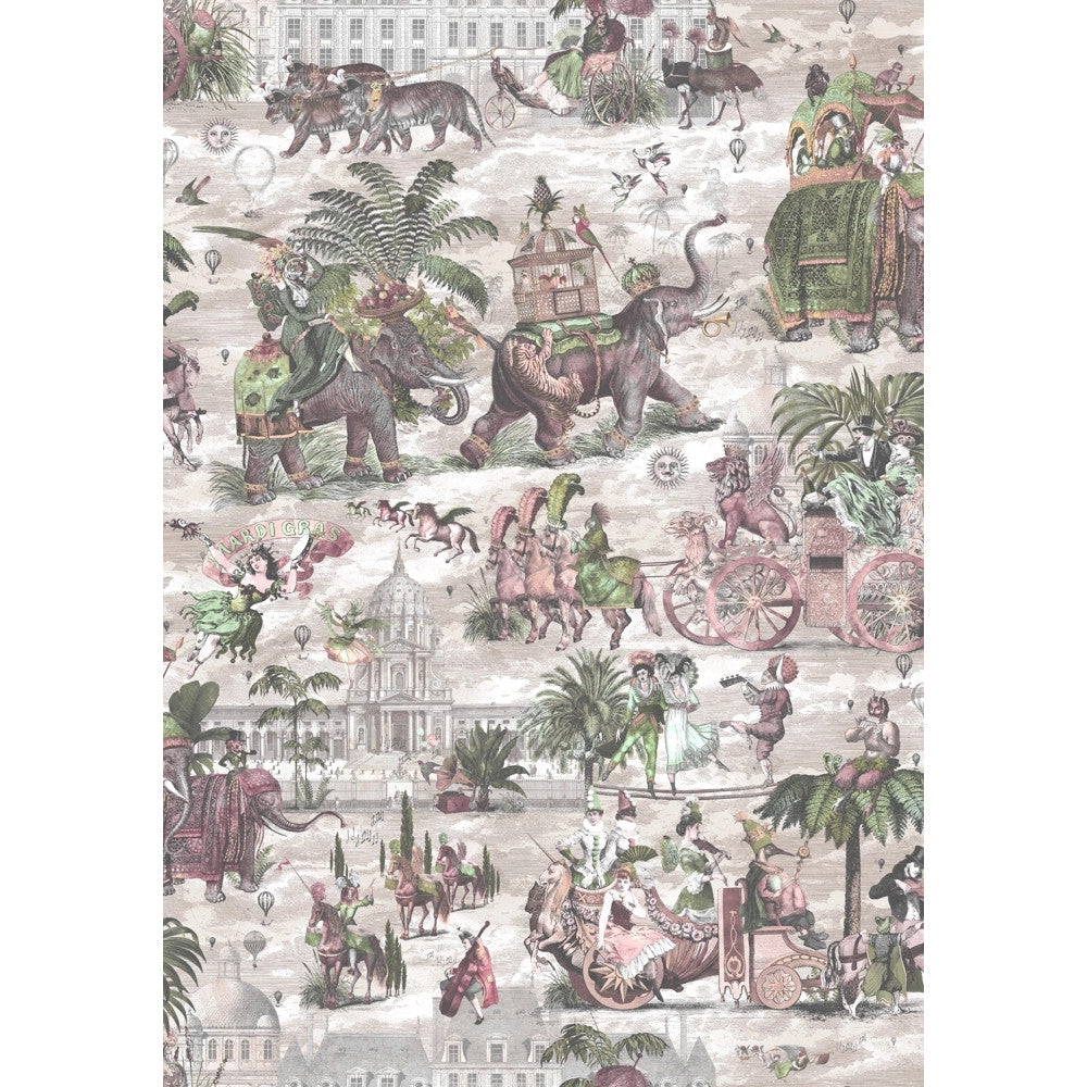 BMCF003/05C Fiesta Rose Forest Wallpaper by Brand McKenzie