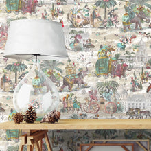 BMCF003/05D Fiesta Ruby Green Wallpaper by Brand McKenzie