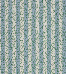 NPOF134846 Flo Stripe Mist / Jade Pomona Fabric by Scion