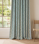 NPOF134846 Flo Stripe Mist / Jade Pomona Fabric by Scion