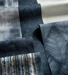 W0206/03 Folius Midnight Expressions Wallpaper by Clarke & Clarke