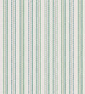 Fondant Stripe Kelly Green / Cornflower Pomona Fabric by Scion
