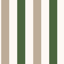 2 Colour Awning Stripe Green Kids and Teens Wallpaper by Galerie
