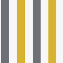 2 Colour Awning Stripe Yellow Kids and Teens Wallpaper by Galerie