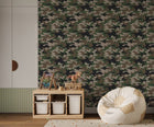 Camo Green Kids and Teens Wallpaper by Galerie