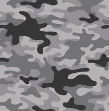 Camo Silver Grey Kids and Teens Wallpaper by Galerie