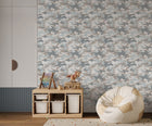 Camo Blue Kids and Teens Wallpaper by Galerie