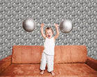 Comics Silver Grey Kids and Teens Wallpaper by Galerie