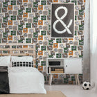 Dinosaurs Green Kids and Teens Wallpaper by Galerie