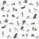 Doggies Beige Kids and Teens Wallpaper by Galerie