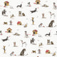 Doggies Beige Kids and Teens Wallpaper by Galerie