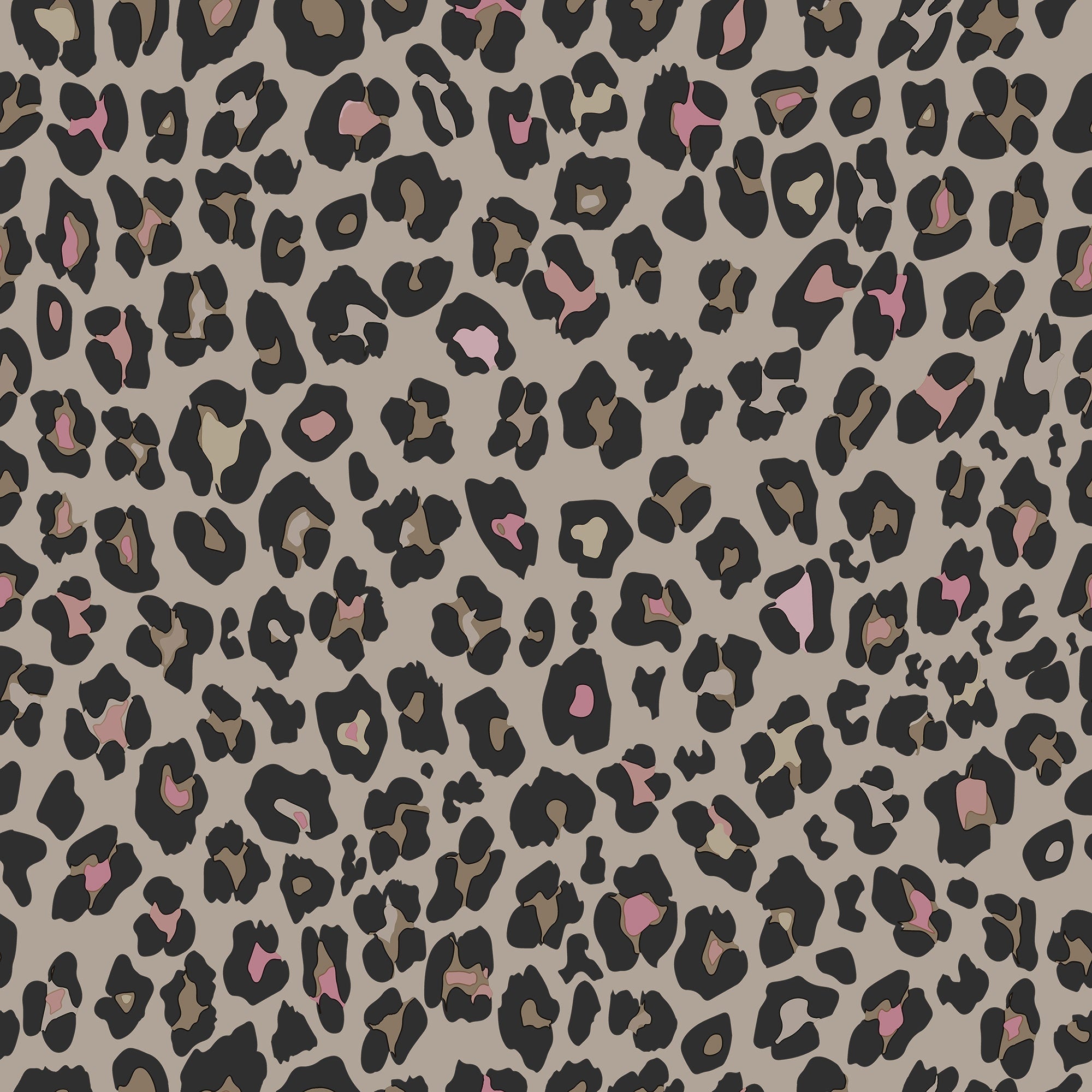 Fun Leopard Beige Kids and Teens Wallpaper by Galerie