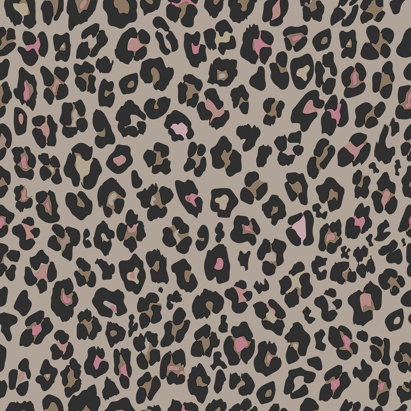 Fun Leopard Beige Kids and Teens Wallpaper by Galerie