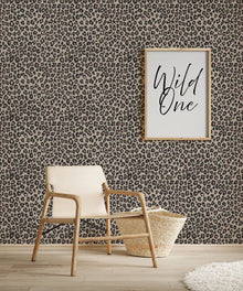 Fun Leopard Beige Kids and Teens Wallpaper by Galerie