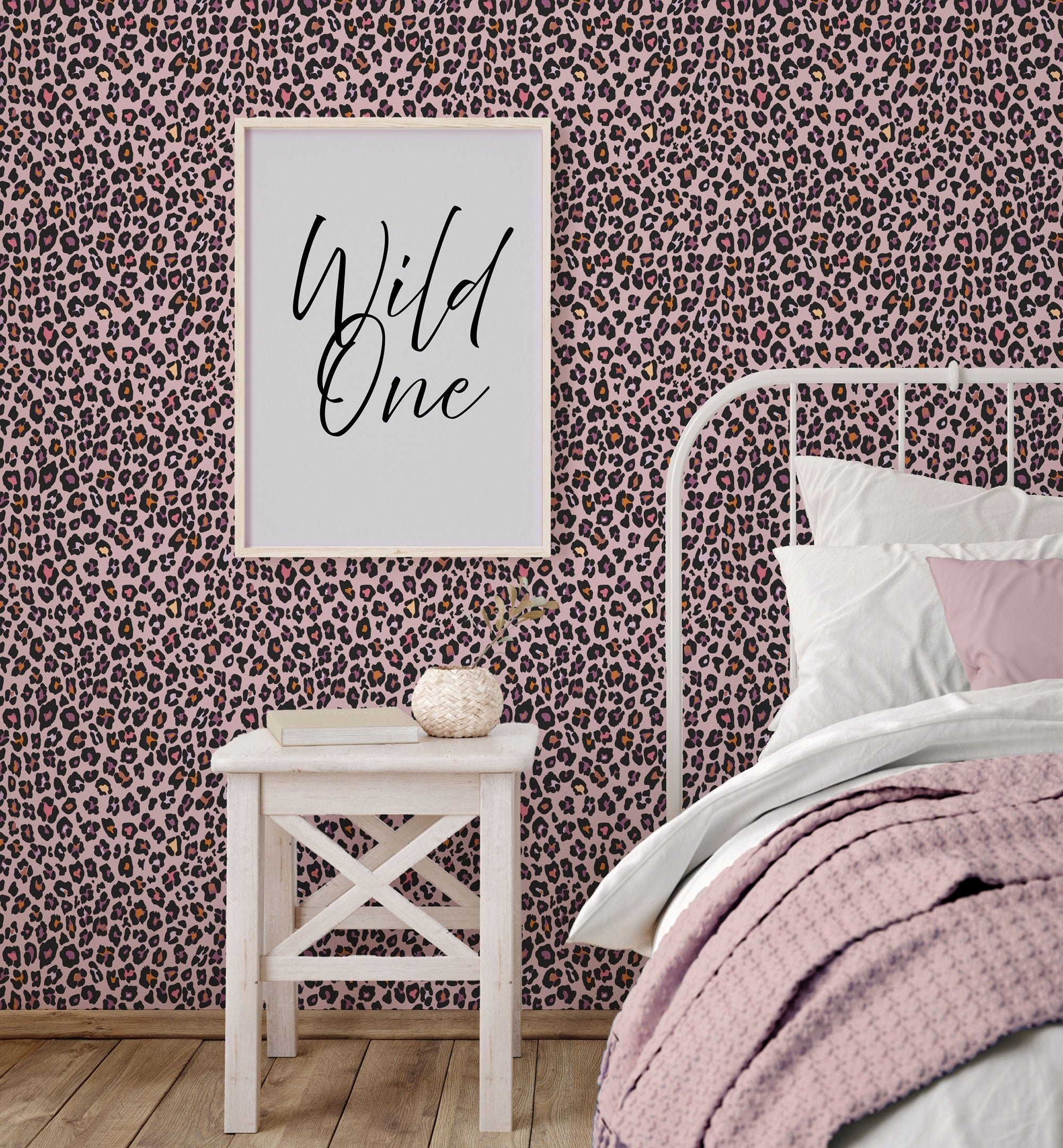 Fun Leopard Pink Kids and Teens Wallpaper by Galerie