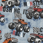 Monster Trucks Blue Kids and Teens Wallpaper by Galerie