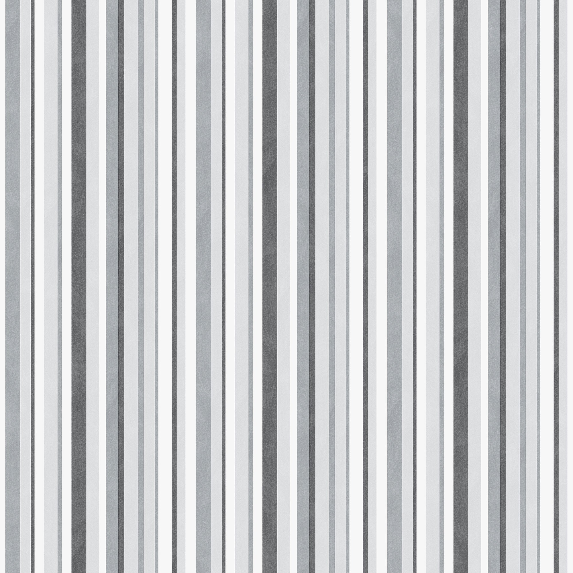 Multi Stripe Silver Grey Kids and Teens Wallpaper by Galerie