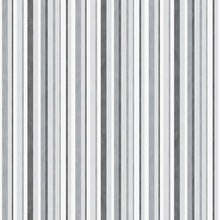 Multi Stripe Silver Grey Kids and Teens Wallpaper by Galerie