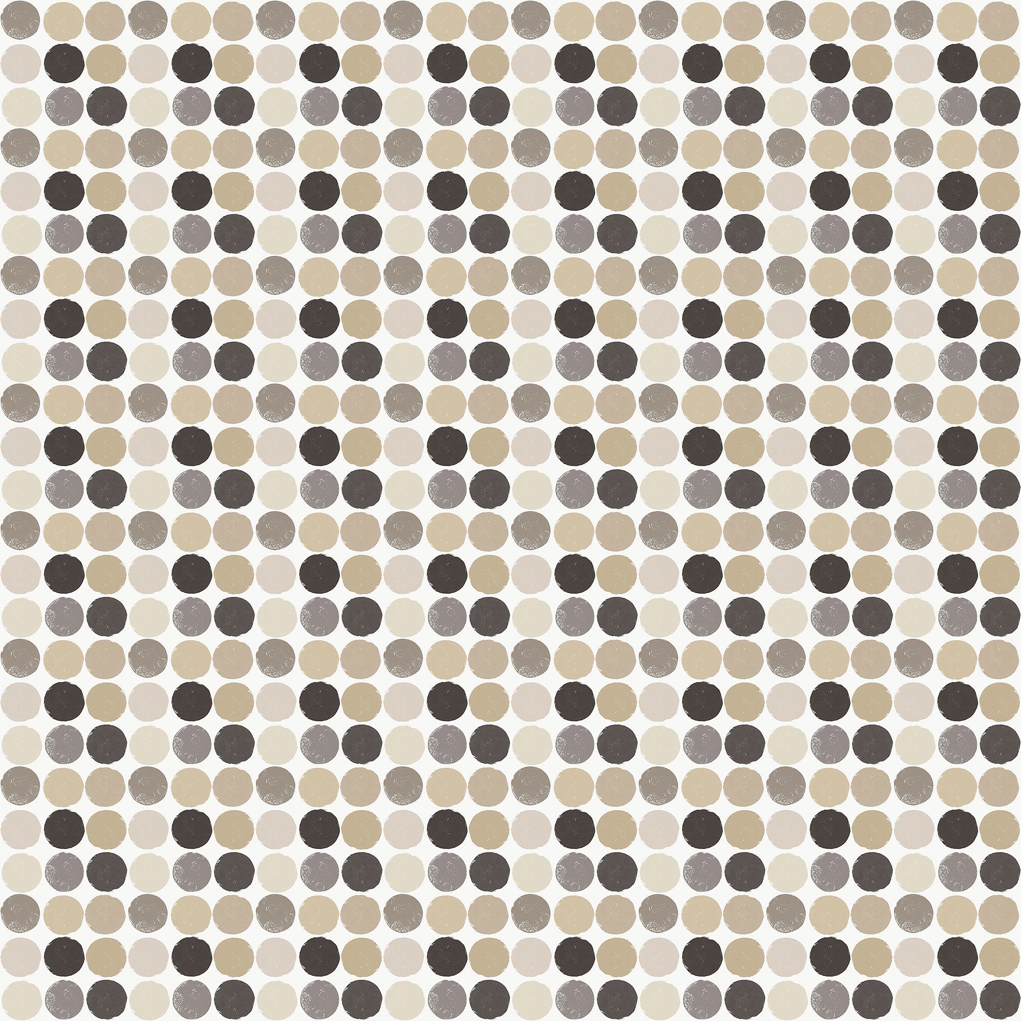 Penny Dots Beige Kids and Teens Wallpaper by Galerie