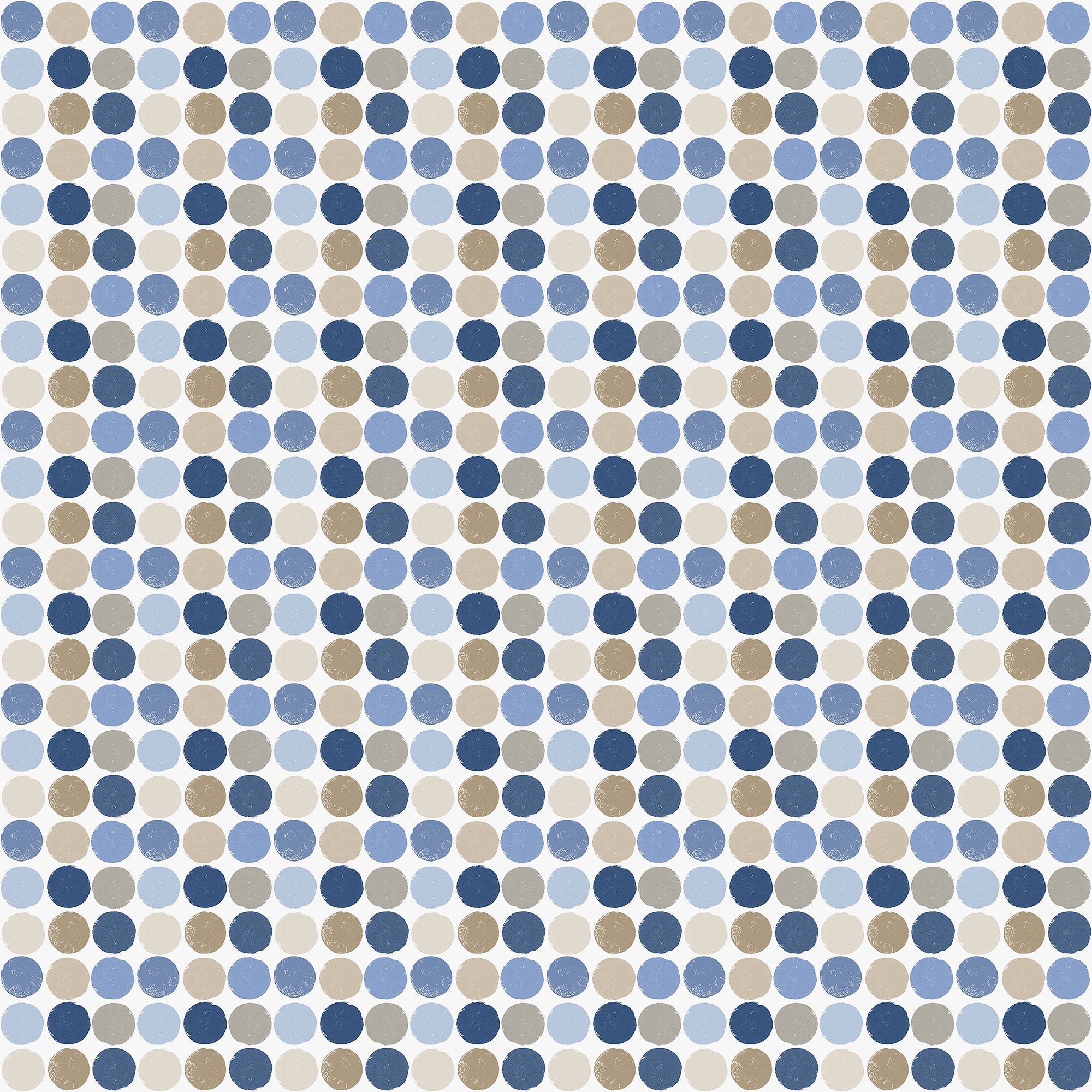Penny Dots Blue Kids and Teens Wallpaper by Galerie