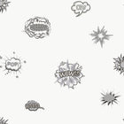 Pop Art Silver Grey Kids and Teens Wallpaper by Galerie