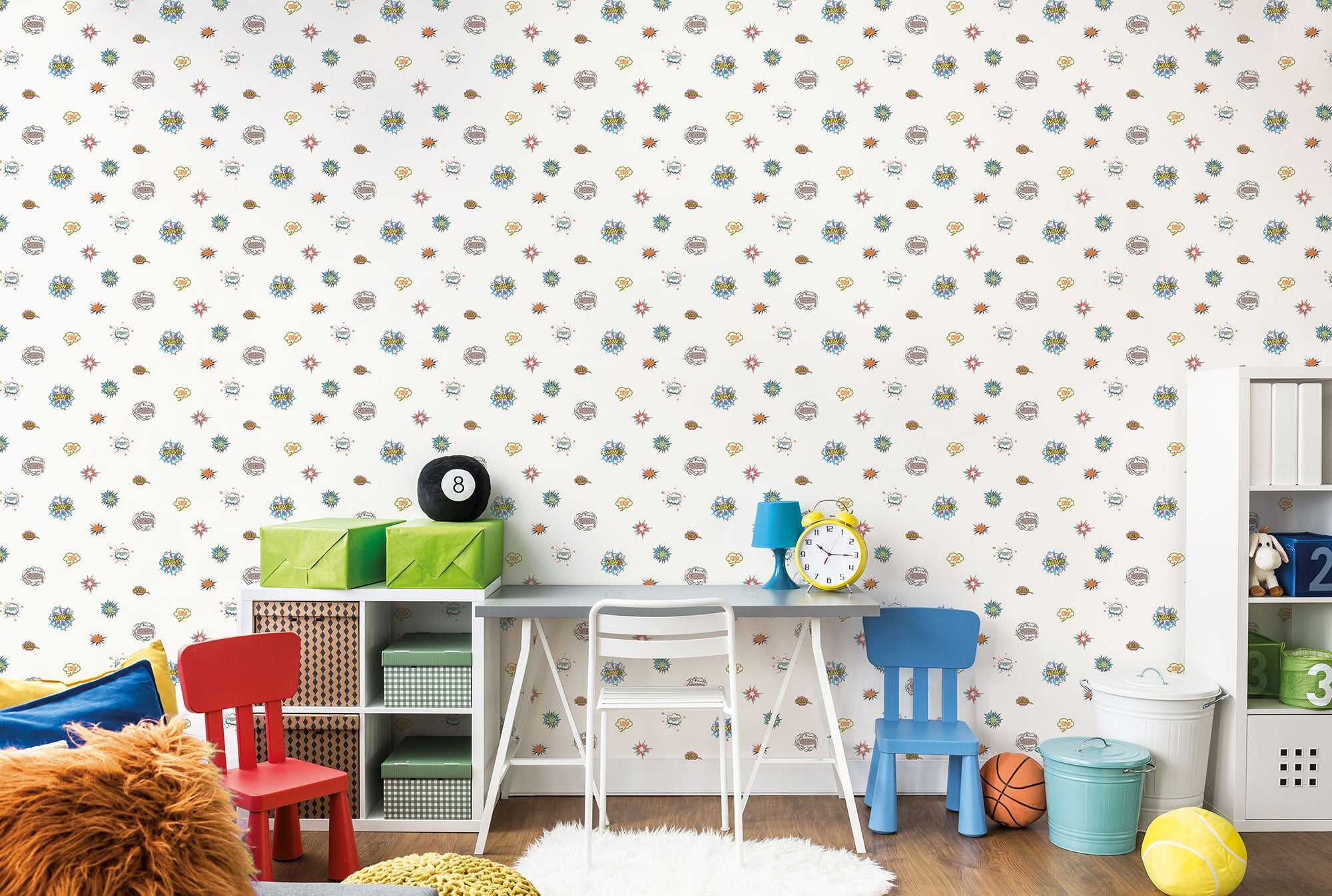 Pop Art Blue Kids and Teens Wallpaper by Galerie