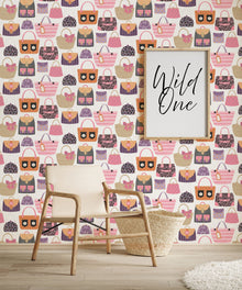 Purses Pink Kids and Teens Wallpaper by Galerie
