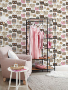 Purses Beige Kids and Teens Wallpaper by Galerie