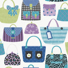 Purses Blue Kids and Teens Wallpaper by Galerie