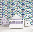 Purses Blue Kids and Teens Wallpaper by Galerie