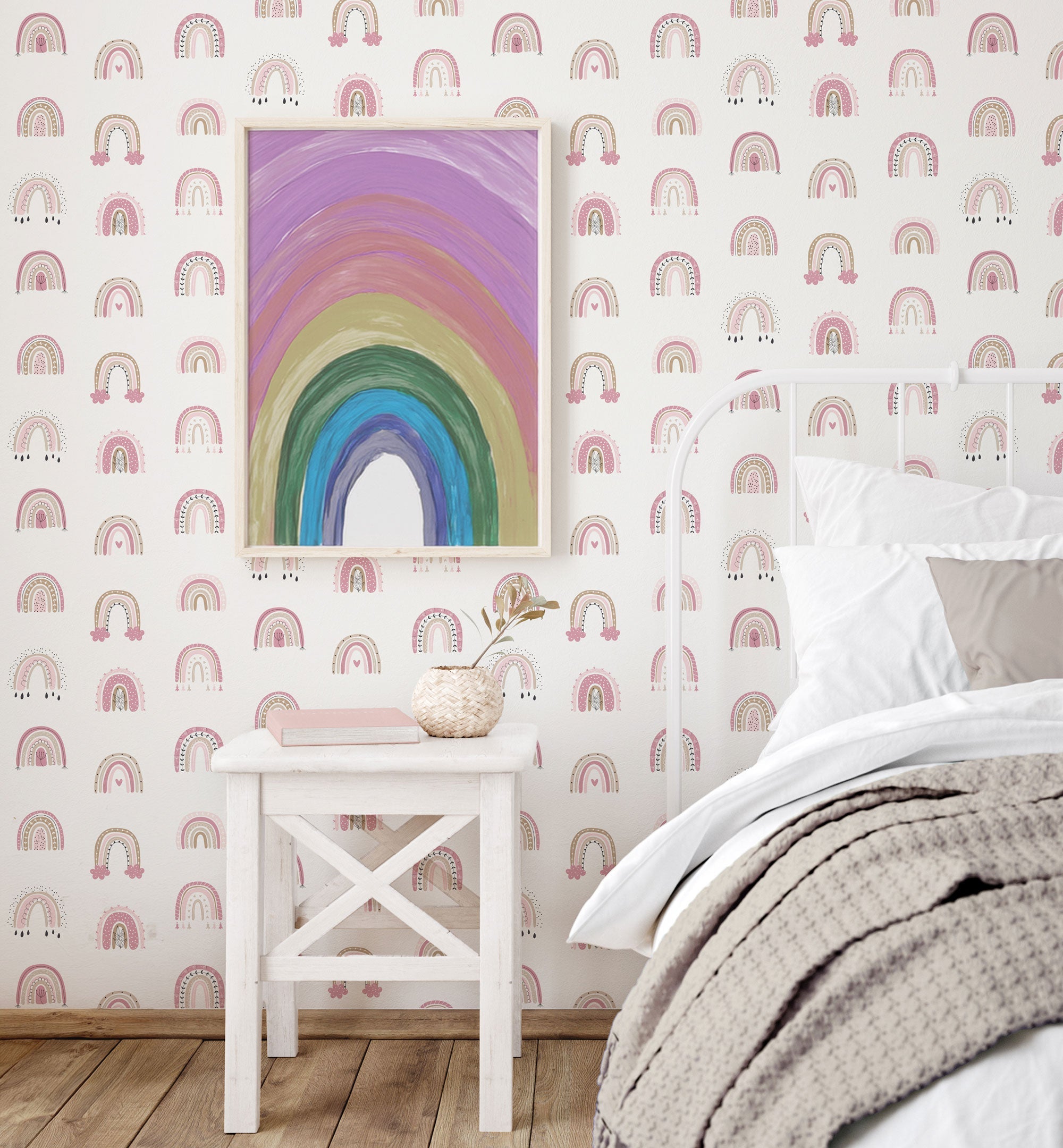 Rainbo-ho Pink Kids and Teens Wallpaper by Galerie