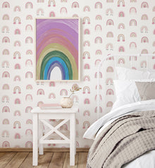 Rainbo-ho Pink Kids and Teens Wallpaper by Galerie